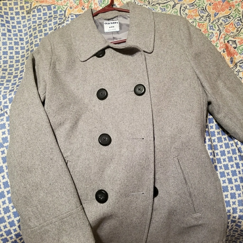 Old Navy Wool Blend Pea Coat (NWOT)
